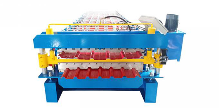 Μηχανή διαμόρφωσης ρολού φύλλου υαλοπινάκων από ίνες σιδήρου 20m/min