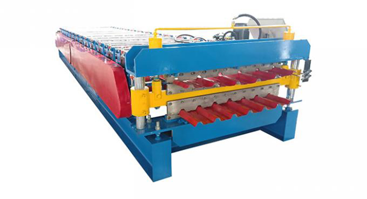 Atap PLC 5500w Double Layer Roll Forming Machine