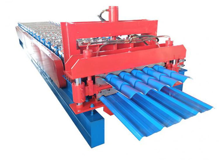 Customized blue Double Layer Forming Machine