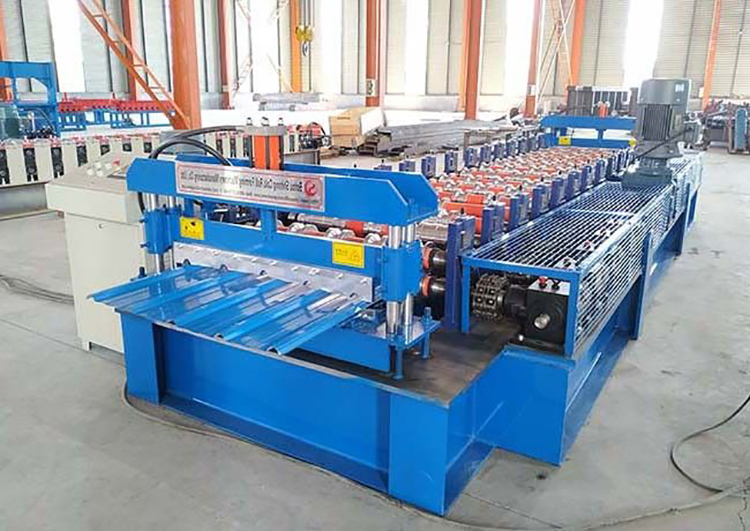 Coil Width 1000mm Mesin Roll Forming Otomatis