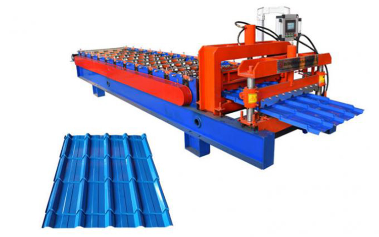 Máquina de fabricación de tejas hidráulicas CE Máquina formadora de tejas esmaltadas