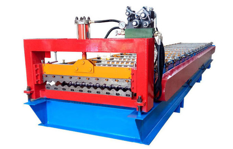 Machine de fabrication de tôles ondulées entièrement automatique