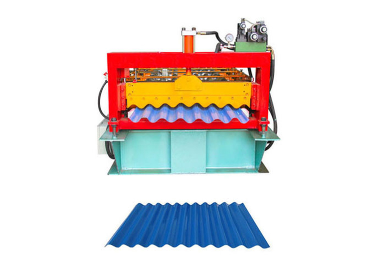 Профилегибочная машина для производства цветных стальных трапециевидных листов