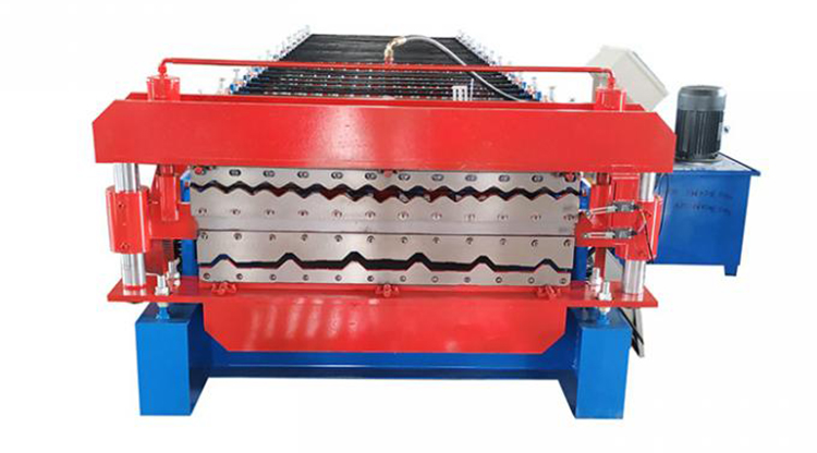 5.5kw Ppgi Double Layer Roofing Sheet Roll Forming Machine
