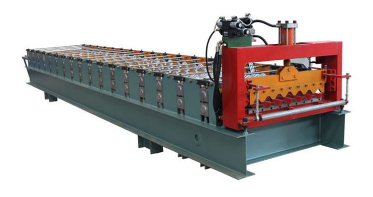 Hydraulic Cutter Steel Roofing Sheet Metal Roll Forming Machine 