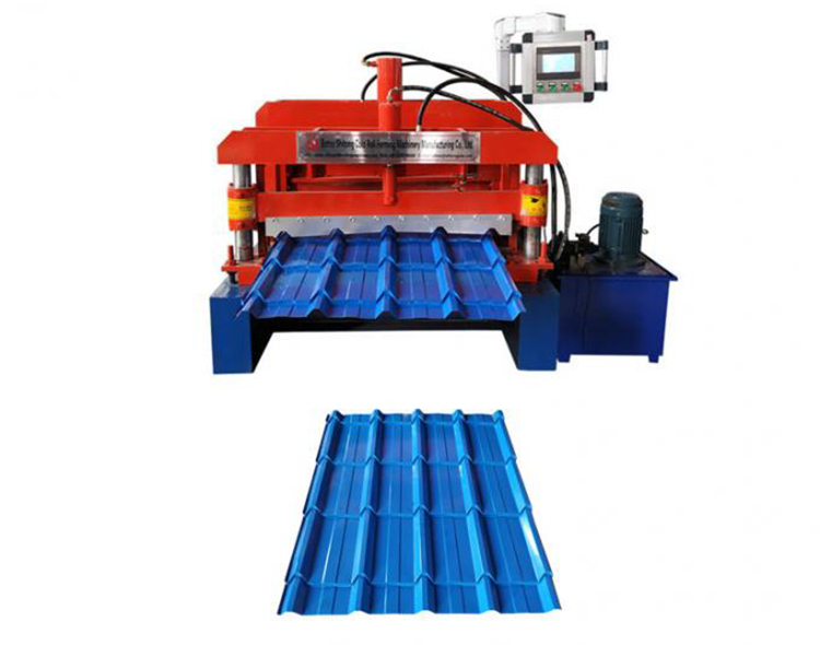 Máquina para fabricar telhas hidráulicas CE Máquina formadora de telhas esmaltadas