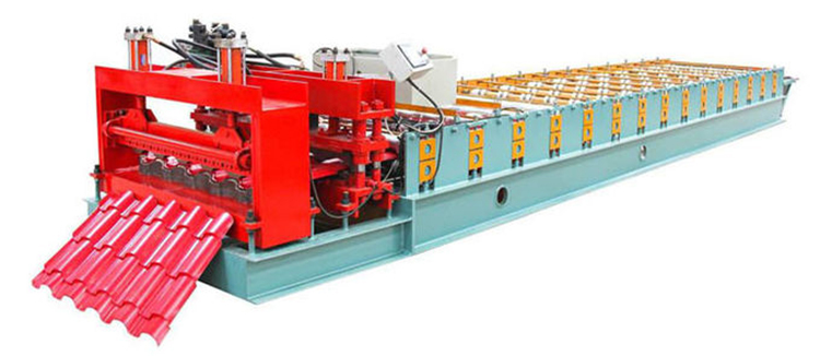 Color Steel Coil Metal Sheet Roof Roll Forming Machine