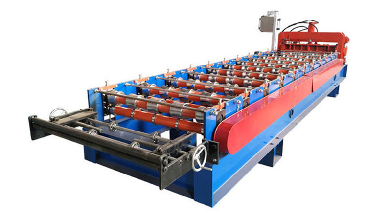 Hoge Rib Geglazuurde Tegel Roll Forming Machine