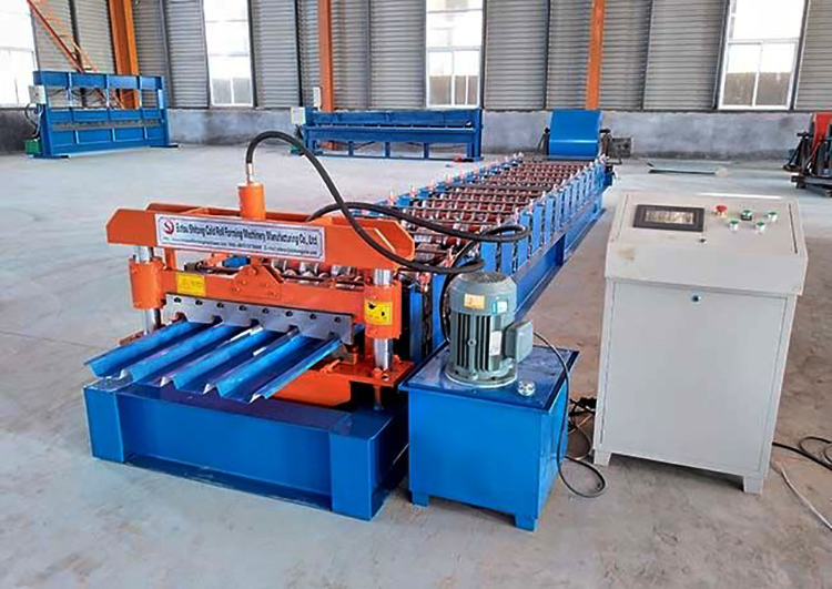Total Power 4 Kw Corrugated Sheet Roll Forming Machine