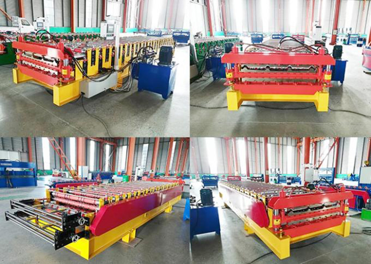 Two Profile Sheet Combination Cold Roll Forming Machine