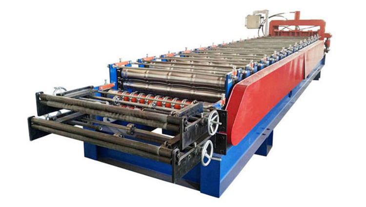 Máquina formadora de rollos de doble capa de azulejos de acero personalizados