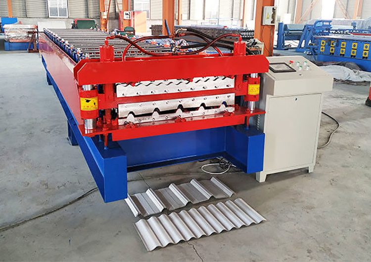 Speed 8-12 M/Min Double Layer Roll Forming Machine
