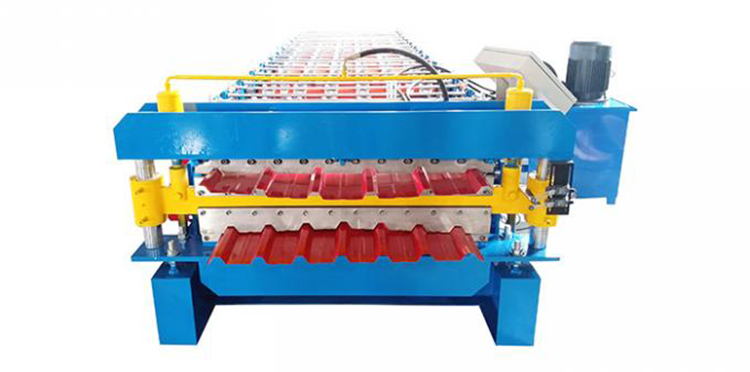 Профилегибочная машина для производства гофрированного кровельного листа