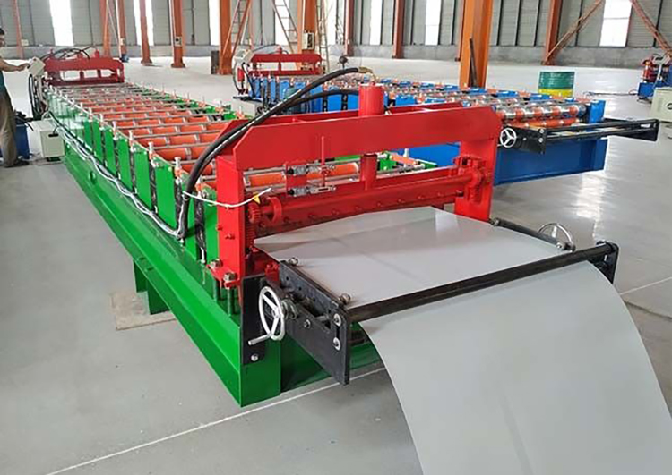 PPGI Roof Panel Roll Forming Machine