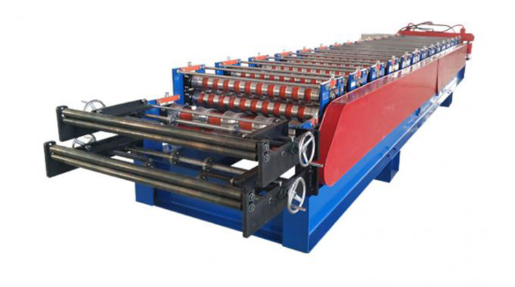 Double Layer Trapzoidal Sheet Metal Roll Forming Machines