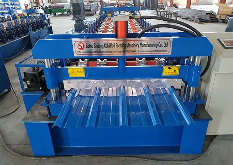 Coil Width 1000mm Mesin Roll Forming Otomatis