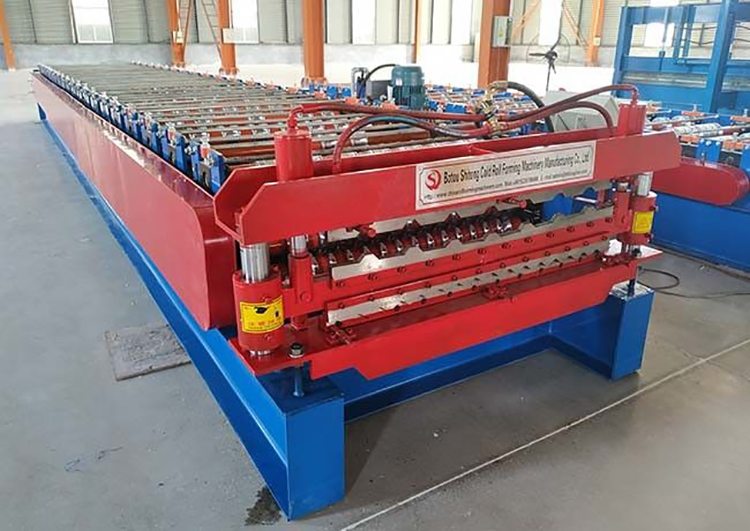 Roof Panel Double Layer Rolling Making Forming Machine