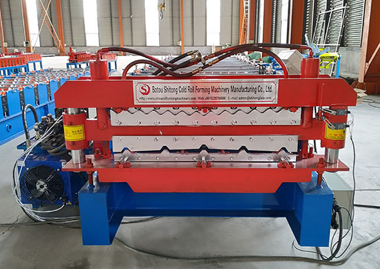 Two Layer Exchange Freely Double Layer Roll Forming Machine