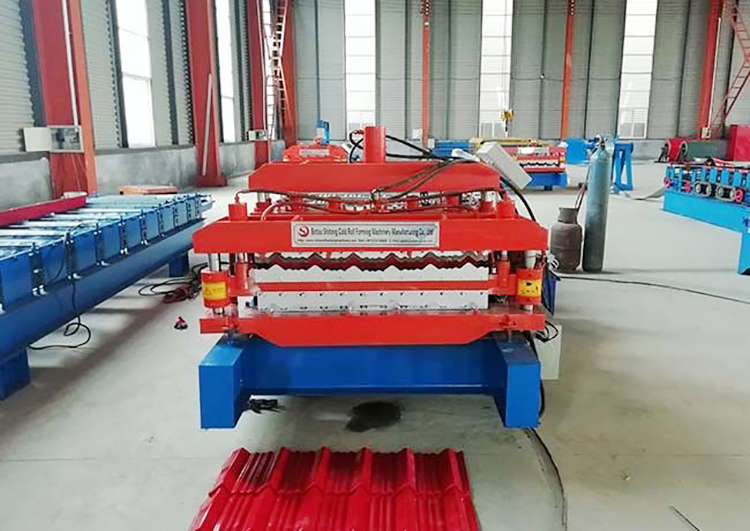 Color Sheet Double Layer Roll Forming Machine