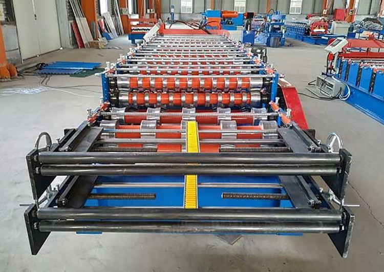 Two Layer Exchange Freely Double Layer Roll Forming Machine